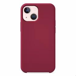 Coque silicone Soft Touch - Apple - iPhone 13 Mini - Rouge - Antichoc - Recharge sans fil