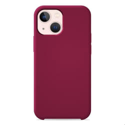 Coque silicone Soft Touch - Apple - iPhone 13 Mini - Rouge - Antichoc - Recharge sans fil