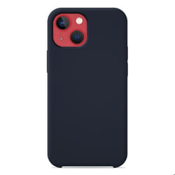 Coque silicone Soft Touch - Apple - iPhone 13 - Bleu - Antichoc - Recharge sans fil
