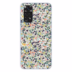 Coque en silicone - Compatible Xiaomi Redmi Note 11 4G - design liberty wiltshire vert
