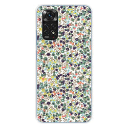 Coque en silicone - Compatible Xiaomi Redmi Note 11 4G - design liberty wiltshire vert