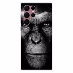 Coque en silicone - Compatible Samsung Galaxy S22 Ultra - design singe