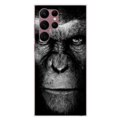 Coque en silicone - Compatible Samsung Galaxy S22 Ultra - design singe