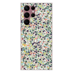 Coque en silicone - Compatible Samsung Galaxy S22 Ultra - design liberty wiltshire vert