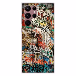 Coque en silicone - Compatible Samsung Galaxy S22 Ultra - design graffiti 1