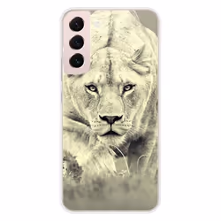 Coque en silicone - Compatible Samsung Galaxy S22 Plus - design lionne