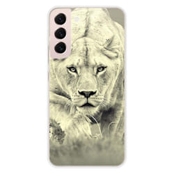 Coque en silicone - Compatible Samsung Galaxy S22 Plus - design lionne