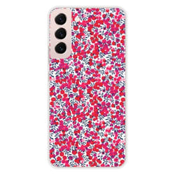 Coque en silicone - Compatible Samsung Galaxy S22 Plus - design liberty wiltshire rouge