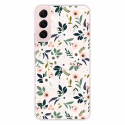 Coque en silicone - Compatible Samsung Galaxy S22 Plus - design flowers
