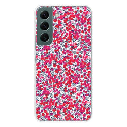 Coque en silicone - Compatible Samsung Galaxy S22 - design liberty wiltshire rouge