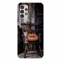 Coque en silicone - Compatible Samsung Galaxy A13 4G - design guitare