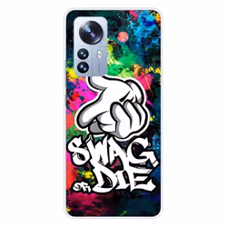 Coque en silicone - Compatible Xiaomi Mi 12 Pro - design swag or die
