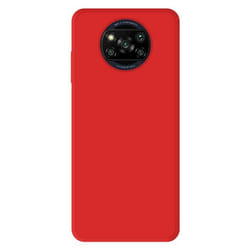 Coque en silicone rouge - Compatible Xiaomi Poco X3 Xiaomi Poco X3 Pro