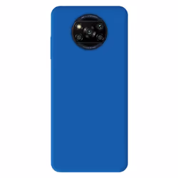 Coque en silicone bleu - Compatible Xiaomi Poco X3 Xiaomi Poco X3 Pro