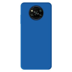 Coque en silicone bleu - Compatible Xiaomi Poco X3 Xiaomi Poco X3 Pro