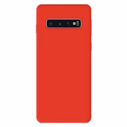 Coque en silicone rouge - Compatible Samsung Galaxy S10 5G