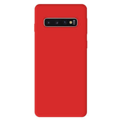 Coque en silicone rouge - Compatible Samsung Galaxy S10 5G