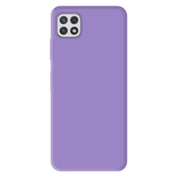 Coque en silicone violet - Compatible Samsung Galaxy A22 5G