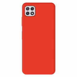 Coque en silicone rouge - Compatible Samsung Galaxy A22 5G