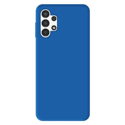 Coque en silicone bleu - Compatible Samsung Galaxy A13 4G