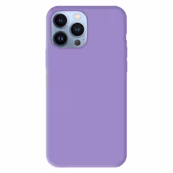 Coque en silicone violet - Compatible Apple iPhone 13 Pro Max