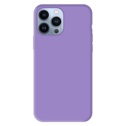 Coque en silicone violet - Compatible Apple iPhone 13 Pro Max