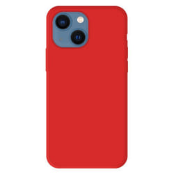 Coque en silicone rouge - Compatible Apple iPhone 13 Mini