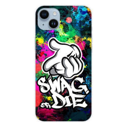 Coque en silicone - Compatible Apple iPhone 14 Plus - design swag or die