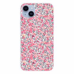 Coque en silicone - Compatible Apple iPhone 14 Plus - design liberty wiltshire rose