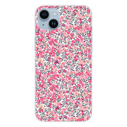 Coque en silicone - Compatible Apple iPhone 14 Plus - design liberty wiltshire rose