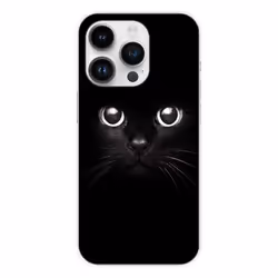 Coque en silicone - Compatible Apple iPhone 14 Pro - design yeux de chat