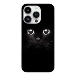Coque en silicone - Compatible Apple iPhone 14 Pro - design yeux de chat