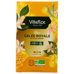 Vitaflor Gelée Royale 4000 mg Bio 10 Ampoules