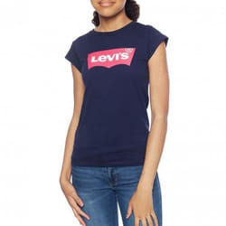 Tee shirt levis fille bleu Marine 4E4234-C6Y