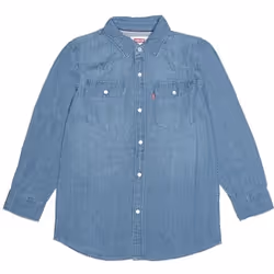 Chemise en Jeans - Levis - Barstow Western - Bleu - Manches Longues - 100% Coton