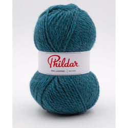 Phildar - Pelote de Laine PHIL LOOPING de 100g - Laine à Tricoter - 80% ACRYLIQUE20% LAINE - Aiguille n°6 - Couleur CANARD