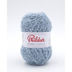 Phildar - Pelote de Laine PHIL DOUCE de 50g - Laine à Tricoter - 100% POLYESTER - Aiguille n°5 - Couleur AZUR