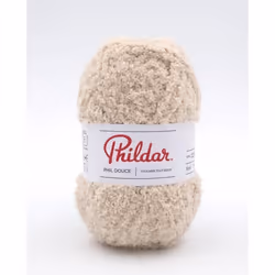 Phildar - Pelote de Laine PHIL DOUCE de 50g - Laine à Tricoter  - 100% POLYESTER - Aiguille n°5 - Couleur BRUME