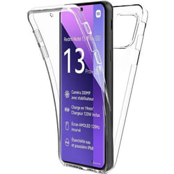 Coque pour Xiaomi Redmi Note 13 Pro+ 5G - Xiaomi - Protection 360 Antichoc - Silicone + PC - Transparent