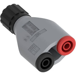 7043-IEC-CD1 Adaptateur de mesure bnc mâle - femelle 4 mm - Electro Pjp