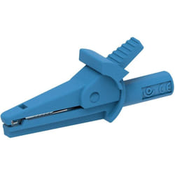 Electro Pjp - 5002-IEC-d4-CD1-Bl Pince crocodile bleu Plage de serrage max.: 9 mm Longueur: 51 mm 1 pc(s)
