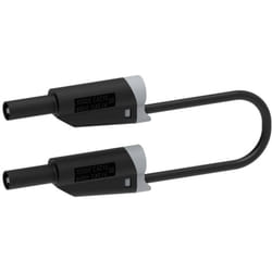 2717-IEC-CD1-100N Cordon de mesure Banane mâle 4 mm Banane mâle 4 mm 1.00 m noir 1 pc(s) - Electro Pjp