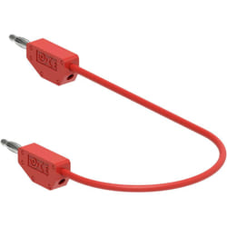 214-CD1-50R Cordon de mesure banane mâle banane mâle 0.50 m rouge 1 pc(s) D357522 - Electro Pjp