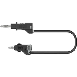 2117-CD1-50N Cordon de mesure banane mâle banane mâle 50 cm noir 1 pc(s) - Electro Pjp