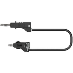 2110-CD1-100N Cordon de mesure banane mâle banane mâle 1.00 m noir 1 pc(s) - Electro Pjp