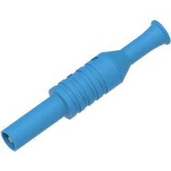 Electro Pjp - 1065-CD1-Bl Fiche mâle de laboratoire ø de la broche: 4 mm bleu 1 pc(s) D390822