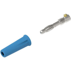Electro Pjp - 1060-C-CD1-BL Fiche banane mâle, droit ø de la broche: 4 mm bleu 1 pc(s) D390382