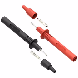 Jeu de pointes de touche Electro PJP 411 femelle 4 mm CAT II 1000 V CAT III 1000 V rouge noir 1 pc(s)