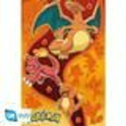 Poster Maxi Pokémon - GB EYE - Type Feu - 915x61 cm - Impression haute qualité - Certifié FSC