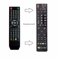 Télécommande universelle - LENCO - LED-2412 TV - Télécommande de remplacement